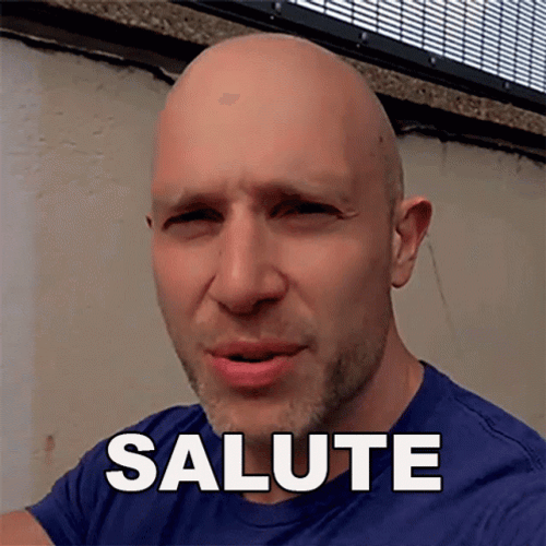 Simon Miller Salute GIF