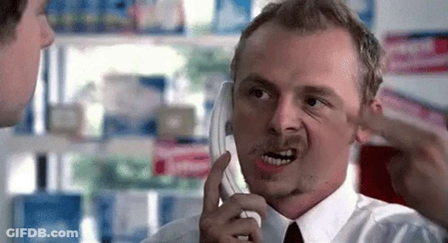 Simon Pegg Headshot GIF