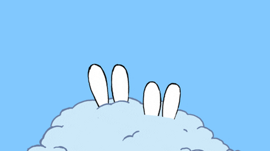 Simon Rabbits Cute Happy New Year GIF
