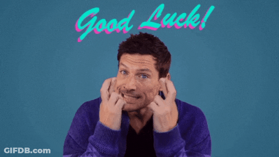 Simon Rex Good Luck Meme GIF