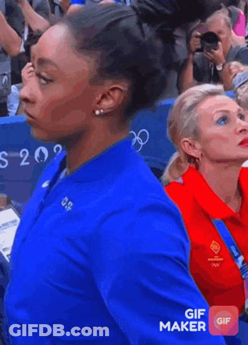 Simone Biles Eye Roll Eye Roll Gif GIF