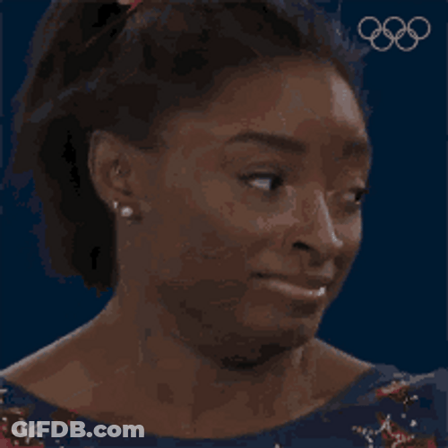 Simone Biles Eye Roll Olympic Games Tokyo 2020 GIF