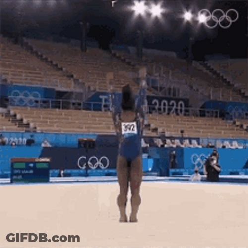 Simone Biles Gymnastics Spin Routine Olympics GIF