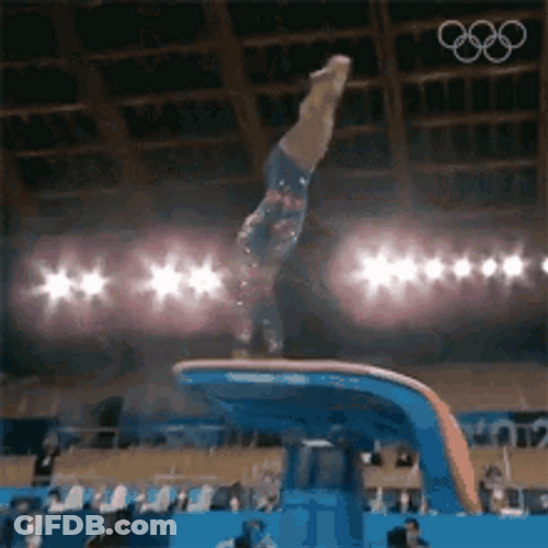 Simone Biles Jump Flip Air Vault Tokyo Olympics GIF
