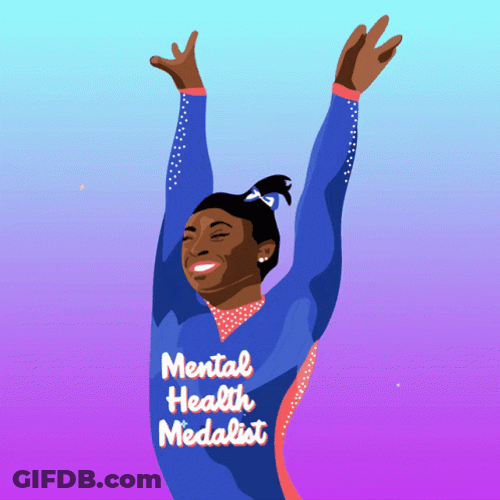 Simone Biles Olympic Athlete Animation GIF