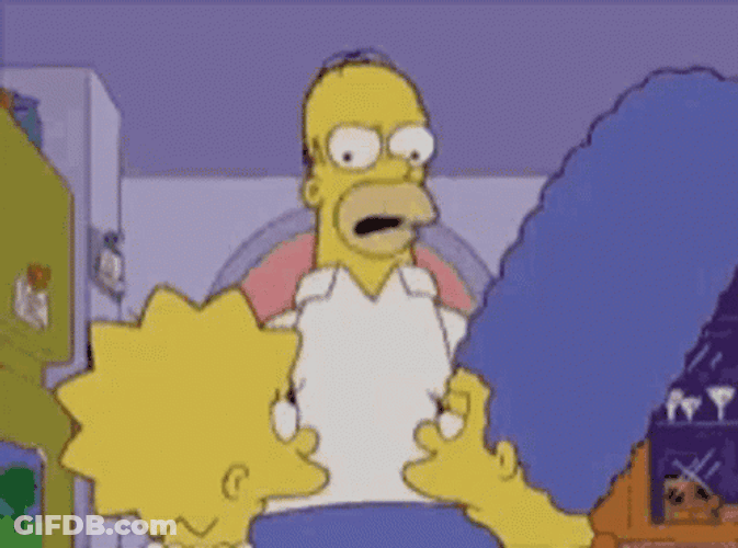 Simp Action By Homer Simpson GIF