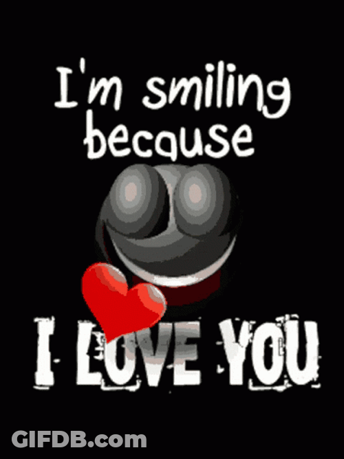 Simple Emoji Funny I Love You GIF