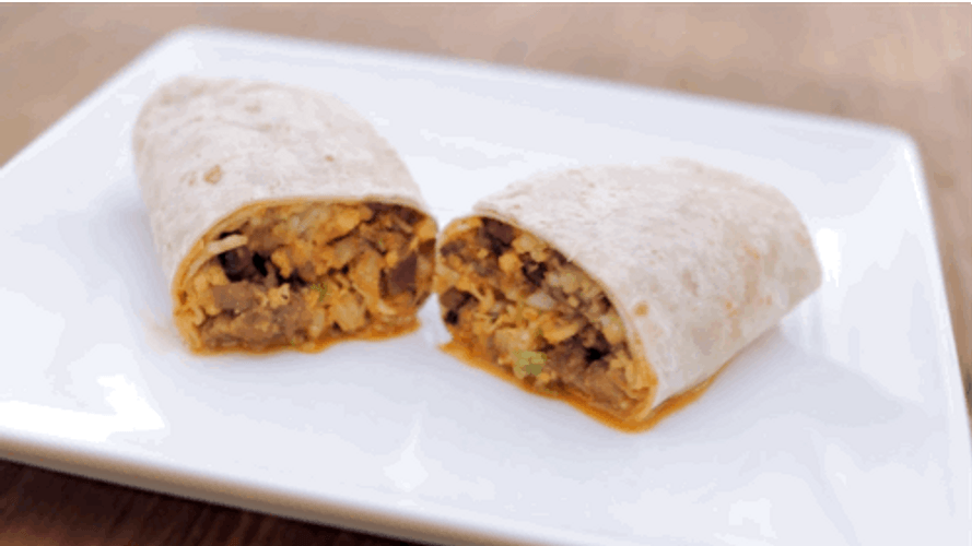 Simple Homemade Burrito GIF