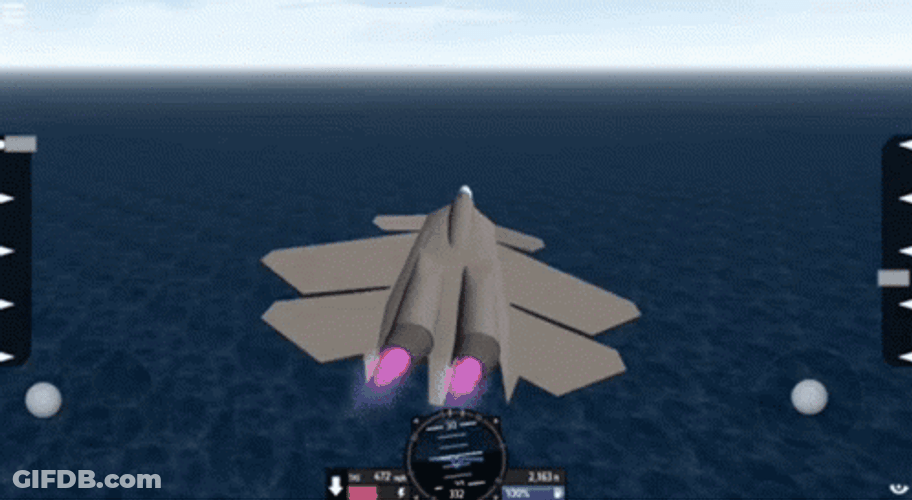 Simple Planes Video Game Jet Gameplay GIF