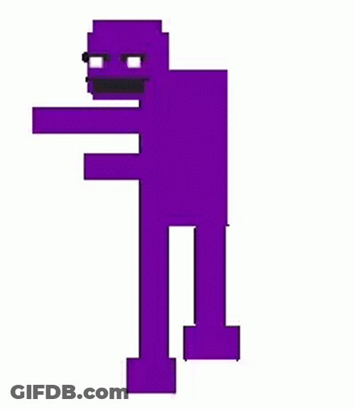 Simple Purple Guy Dancing GIF
