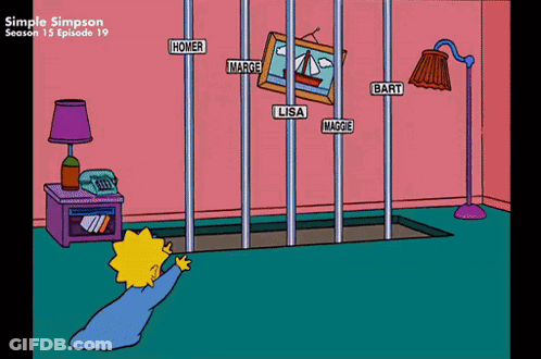 Simple Simpson Bart Lisa Maggie GIF