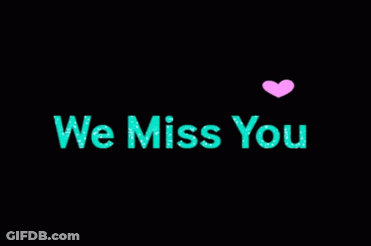 Simple We Miss You Banner GIF
