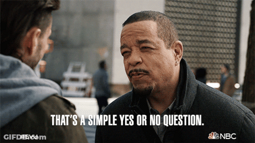 Simple Yes Or No Question SVU Odafin Tutuola GIF