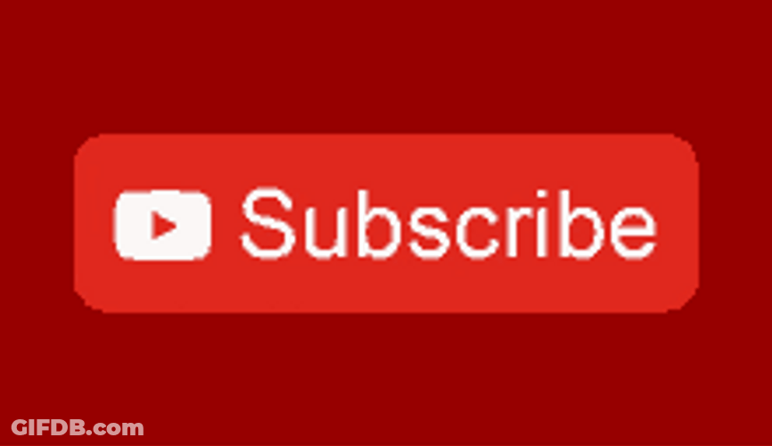 Simple YouTube Subscribe Flashing Invitation GIF