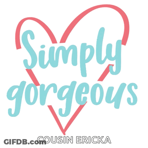 Simply Gorgeous Logo With Heart GIF