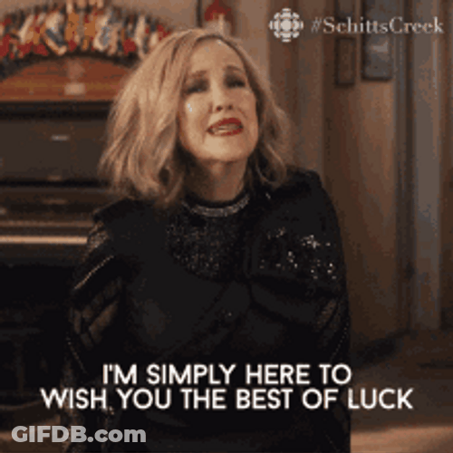 Simply Here To Wish  Best Of Luck GIF