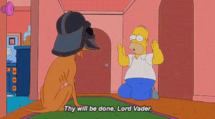 Simpson Bow Down GIF