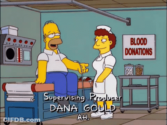 Simpson Donating Blood GIF