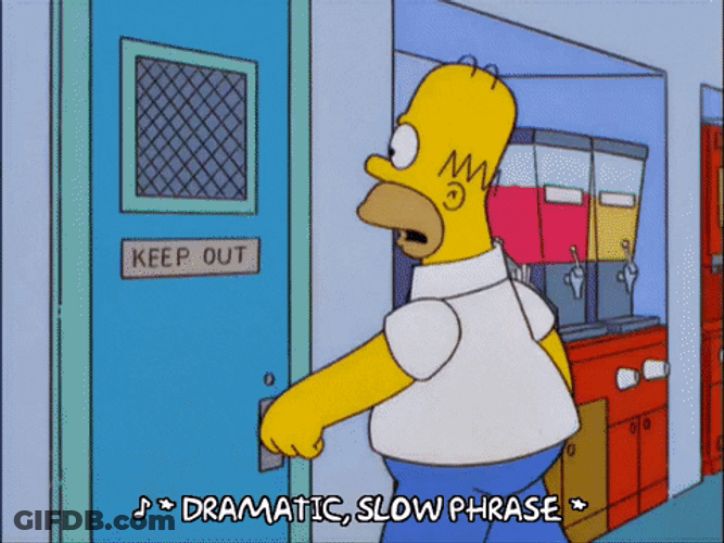 Simpson Dramatic Slow Phrasing GIF