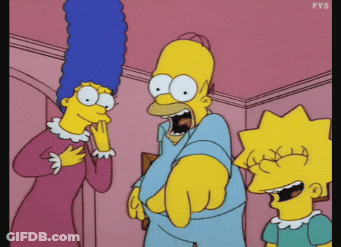 Simpson Family Laughing Homer Meme GIF