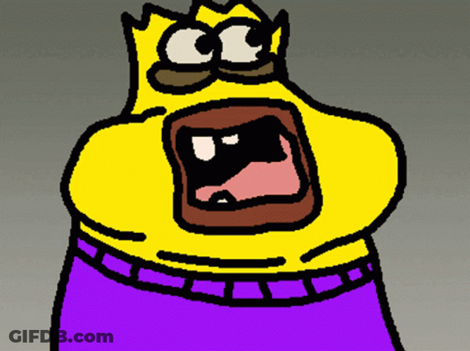 Simpson Monster Chewing GIF