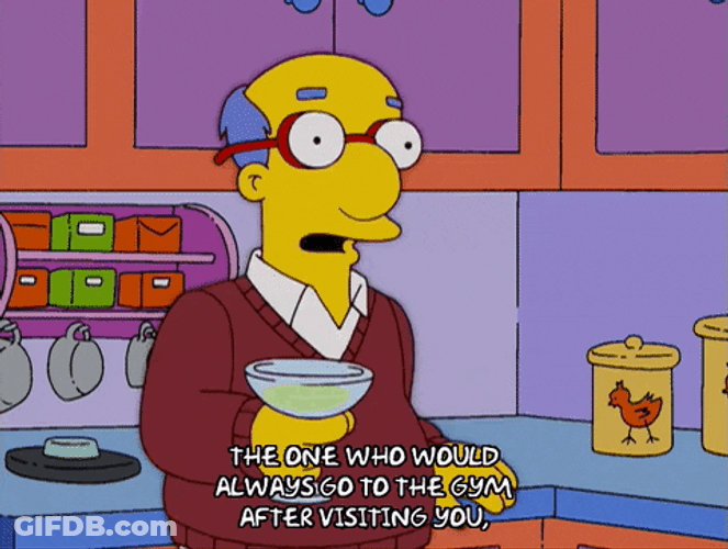 Simpsons Always Go To The Gym GIF