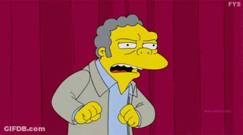 Simpsons Character On Purple Background GIF