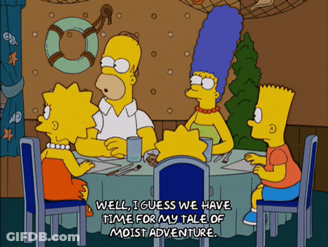 Simpsons Family Tale Of Moist Adventure GIF