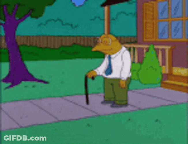 Simpsons Football Painful Shot GIF