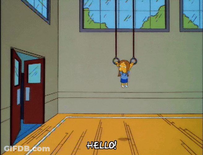 Simpsons Hello Mrs Pommel Horse GIF