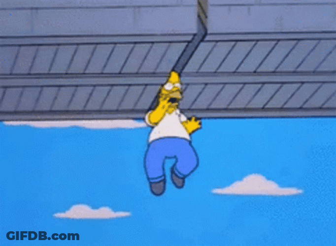 Simpsons Homer Head Stuck GIF