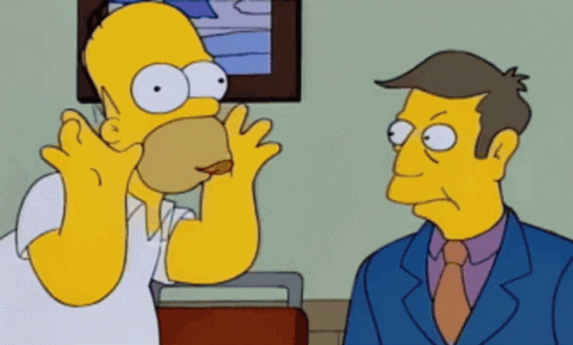 Simpsons Homer Tongue Out GIF