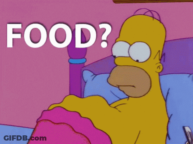 Simpsons Hungry Want Food Eat GIF