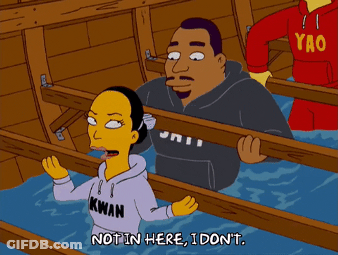 Simpsons Inside A Sinking Ship GIF