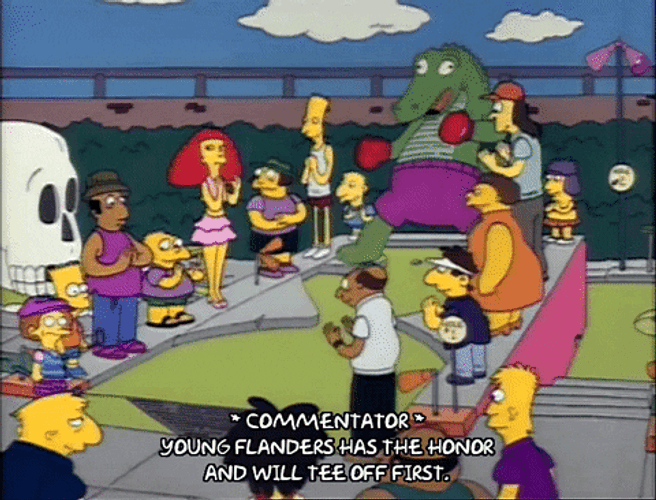 Simpsons John Daly Golf GIF