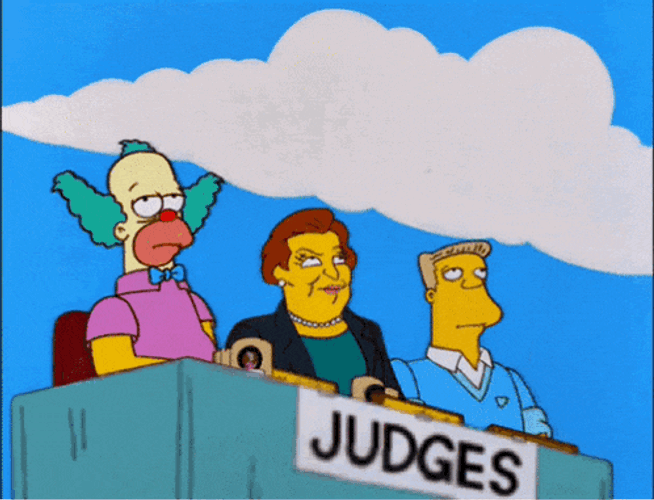 Simpsons Judges Fail GIF