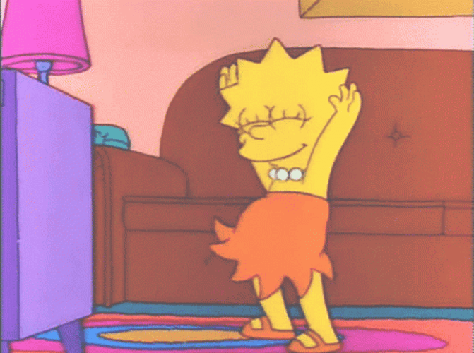 Simpsons Liza Dancing GIF