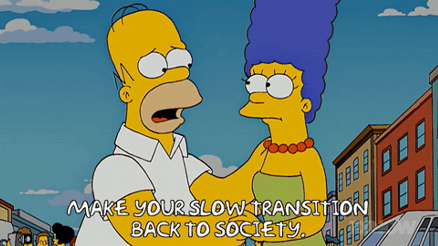 Simpsons Make Slow Transitions GIF