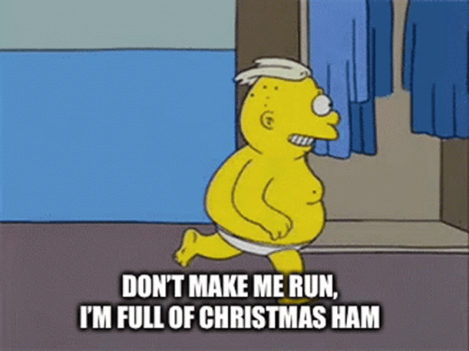 Simpsons Ooter Christmas Ham GIF