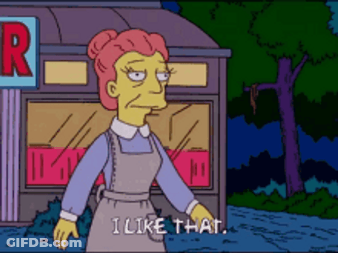 Simpsons Put Hands Waist Like Reaction GIF