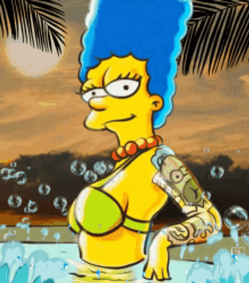Simpsons Sexy Marge GIF