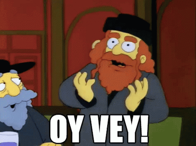 Simpsons Shame Oy Vey GIF