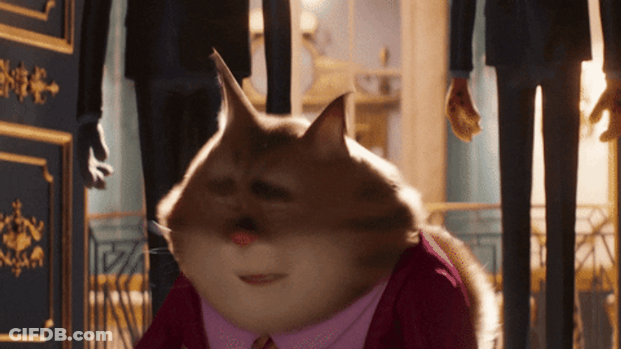 Sing Movie Jerry The Cat Overthinking Panic GIF