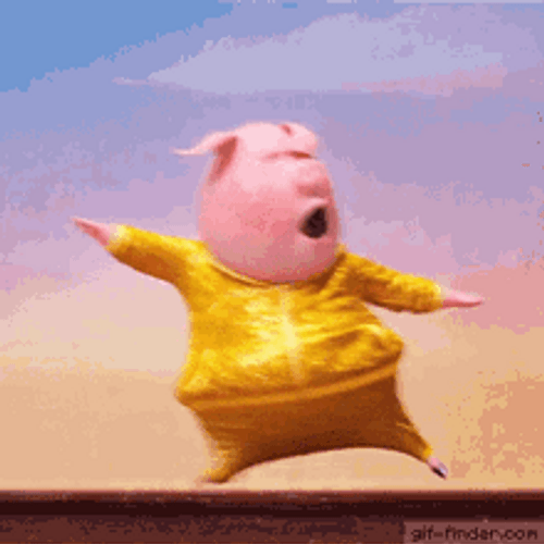 Sing Talented Gunter Celebration Dance GIF