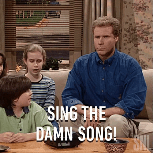 Sing The Damn Song Will Ferrell GIF