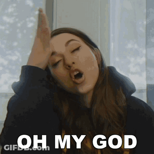 Singer Ashland Singing The Part Oh My God GIF