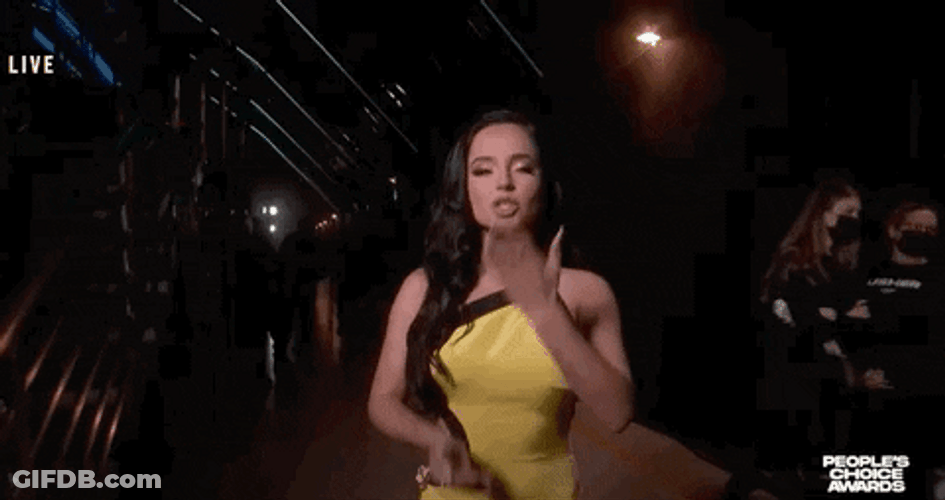 Singer Becky G Blowing Kisses GIF