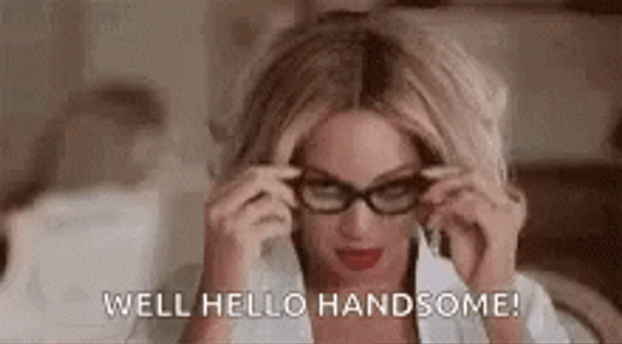 Singer Beyonce Well Hey Hello Handsome GIF