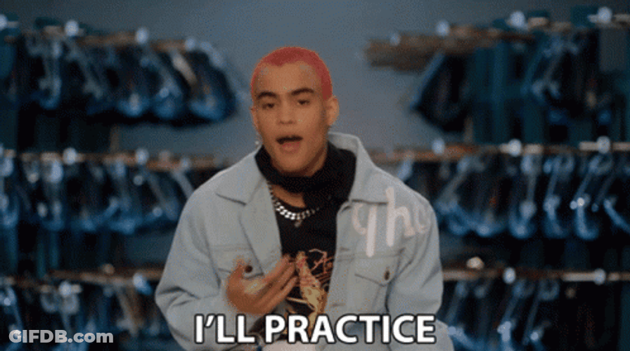 Singer I'll Practice GIF
