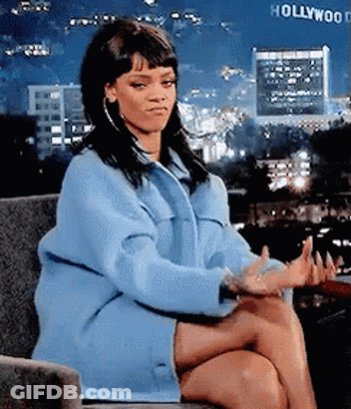 Singer Rihanna He Got Money Reaction GIF